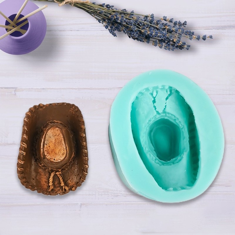 Cowboy Hat Silicone Mold Fondant Chocolate Candy Jelly Mold Cake Decorating Tray gallery