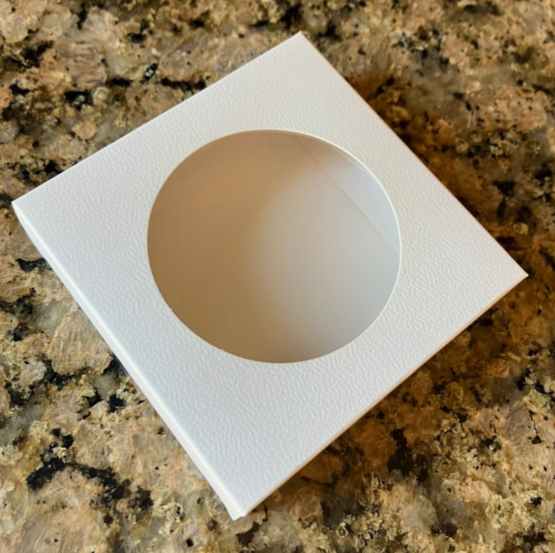30 Pcs Cookie Boxes with Round window 4 3/8" x 4 3/8" x 1 1/5" Inch Individual gallery