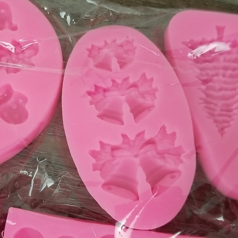 Christmas Silicone Molds Snowflake Molds Mini Xmas Fondant Chocolate Candy Cake gallery