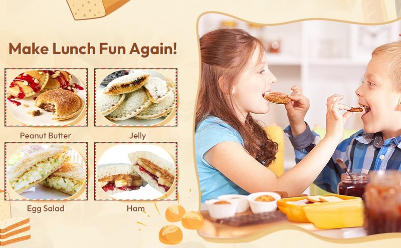 Sandwich Cutter, Sandwich Cutter and Sealer, Sandwich Maker, Peanut Butter and gallery