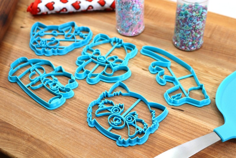 Cute Red Panda Cookie Cutters - Red Panda Outline, Red Panda Face, Red Panda gallery
