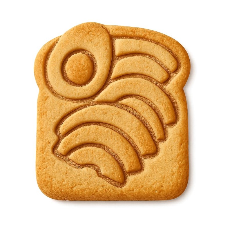 Chunky Avocado Toast Cookie Cutter & Stamp, Fondant & Clay - 4x3