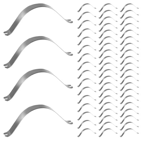 Metal Spring Clips, 50 Pcs Stainless Steel Picture Frame Backing Clips Picture