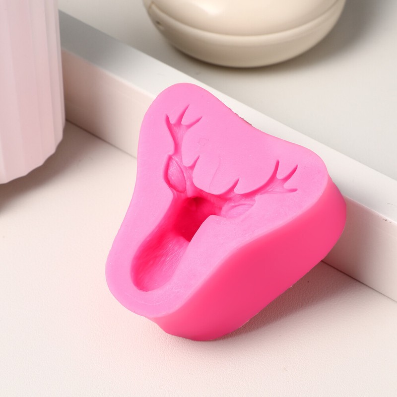 Christmas Theme Silicone Mold DIY Baking Molds Epoxy Elk Head gallery