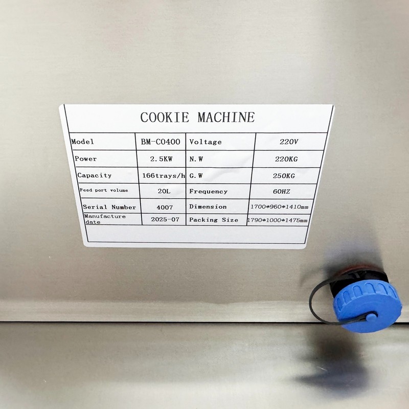 208-240V Automatic Cookie Making Machine Commercial Cookie Batter Depositor gallery