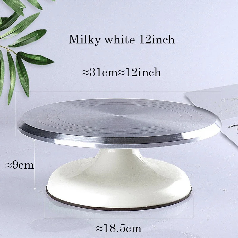 Aluminum Alloy Cake Turntable Baking Decorating Stand Rotating Table Tool