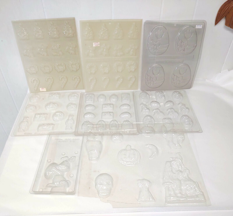 Vintage Candy Molds Sugar Chocolate Wilton and Other Brands Used gallery