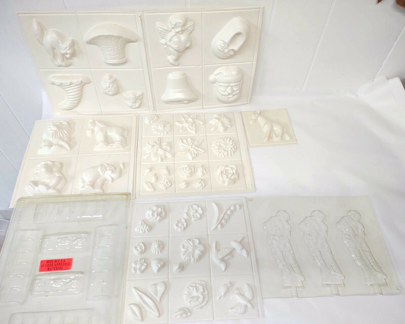 Vintage Candy Molds Sugar Chocolate Wilton and Other Brands Used gallery