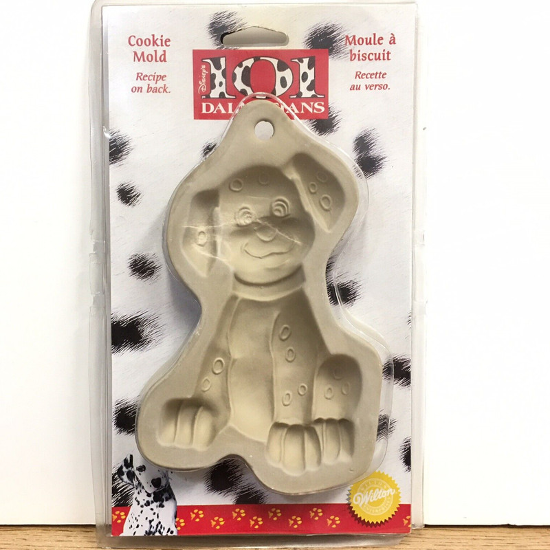 Wilton Disney 101 Dalmatians Cookie Mold Puppy Dog Vintage 1997 Paper Craft NEW