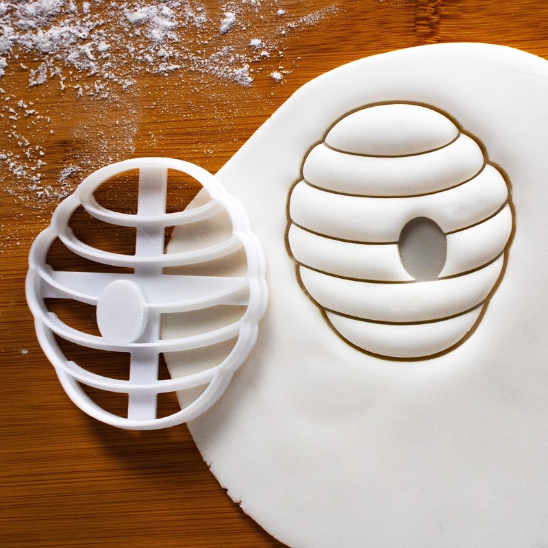 Cute Bee & Beehive Cookie Cutters - baby shower honey honeybee spring garden gallery