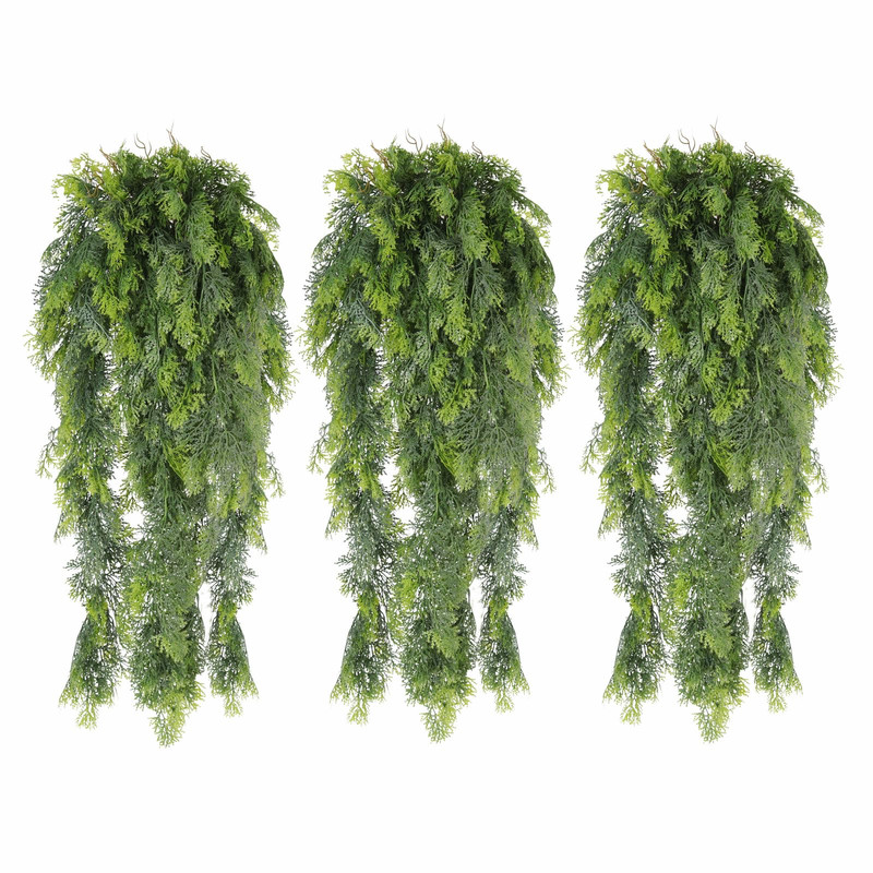 Recutms Artificial Hanging Plants Fern Vine – Fake Ivy Leaves Decoration For