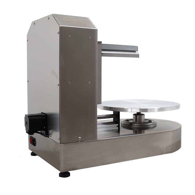 Open Box!4-12''Auto Cake Cream Coating Smearing Machine Stainless Cream Spreader gallery