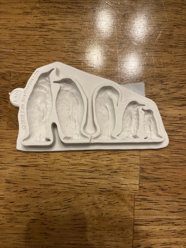 Katy Sue Silicone Mold PENGUINS For Cake Decorating & Crafts