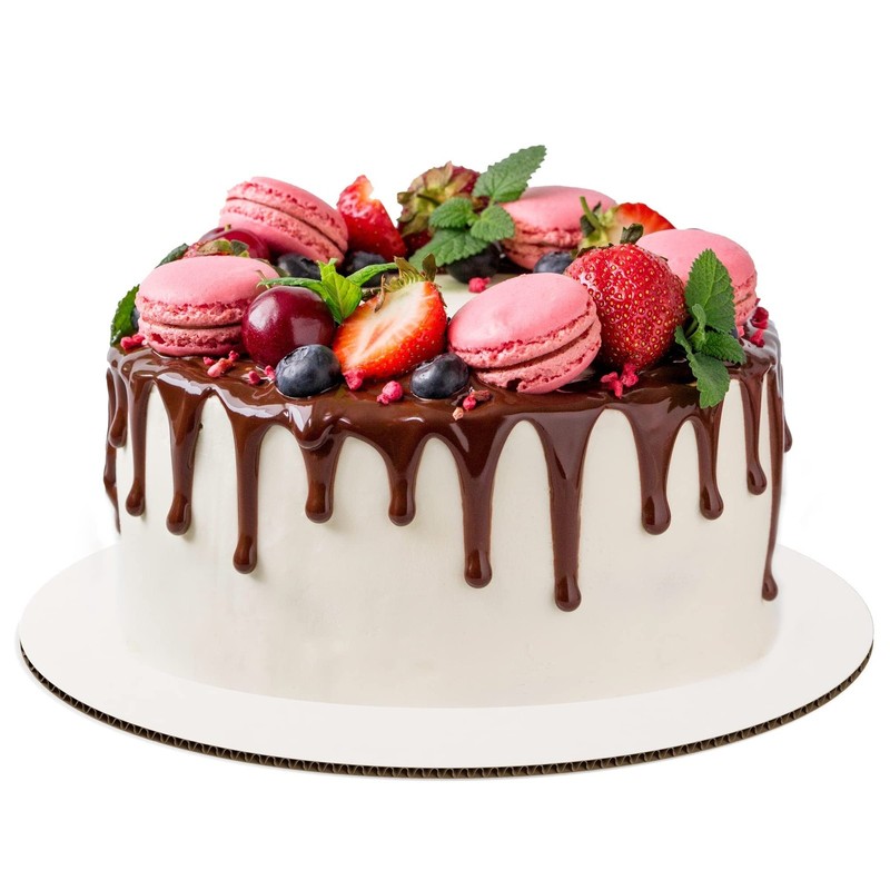 White Cake Boards Round | 100 Pack – 6 Inch | Cardboard Cake Rounds Circles |... gallery