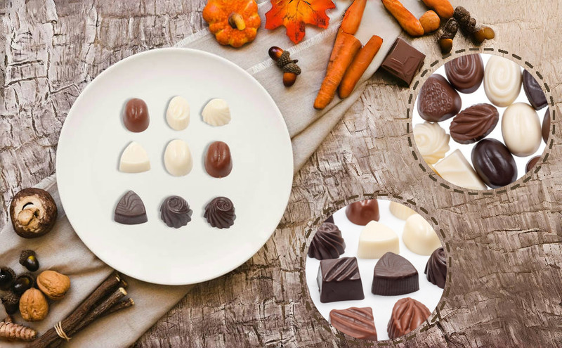 30 Pcs Fake Chocolate Artificial Food Realistic Mixed Color gallery