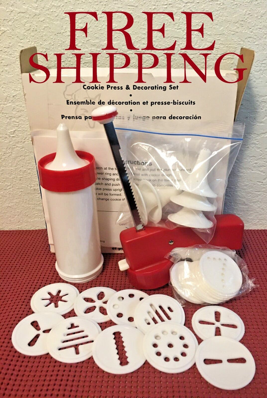 FOX RUN KITCHENs Decorating & Icing Set 26 Piece Cookies, Cakes, Desserts & Fun