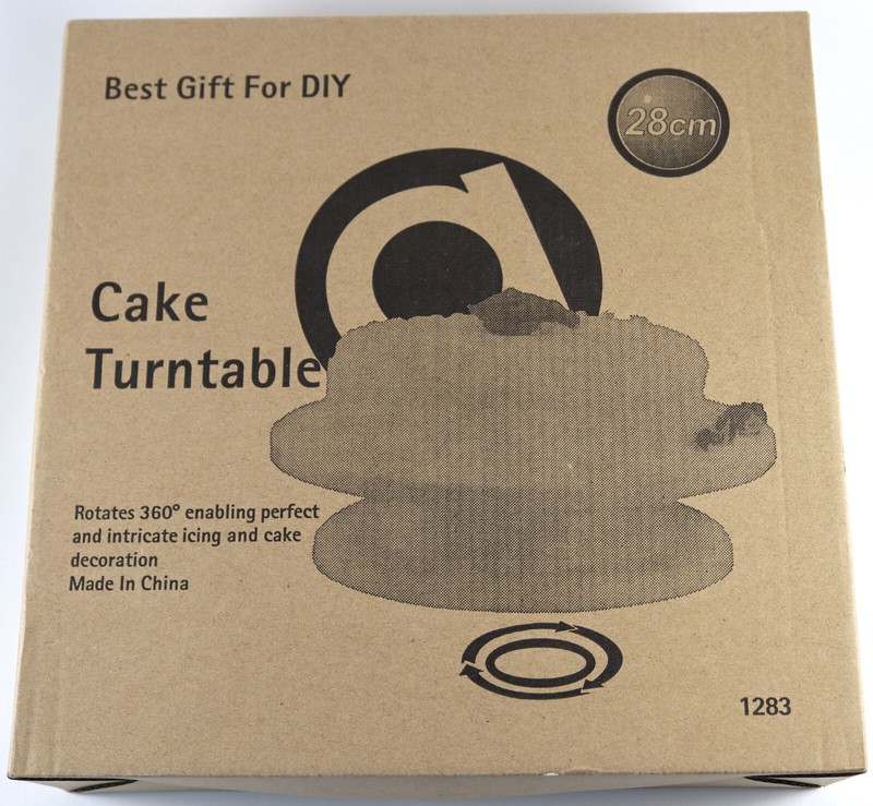 10 7/8 Inch Rotating Cake Turntable Round Revolving Decorating Stand Lightweight gallery