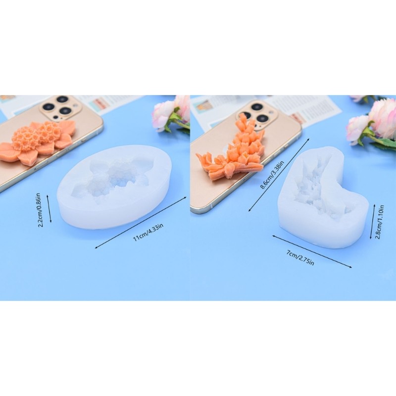 Candy Moulds Flower Shaped Silicone Material for Baking Cake Fondant Chocolate gallery