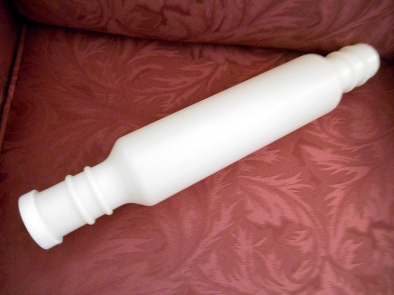 Vintage Tupperware Fill N Chill Plastic Rolling Pin 1003 w Cap Orlando Fl USA