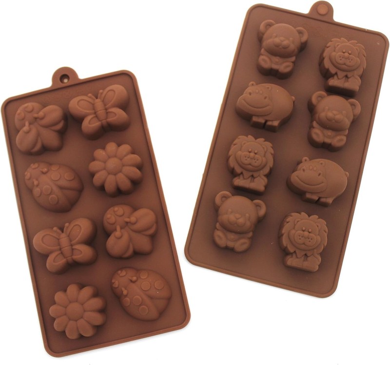 Non-stick Candy Jelly Molds, Chocolate Molds, Soap Molds, Silicone Baking Mol... gallery