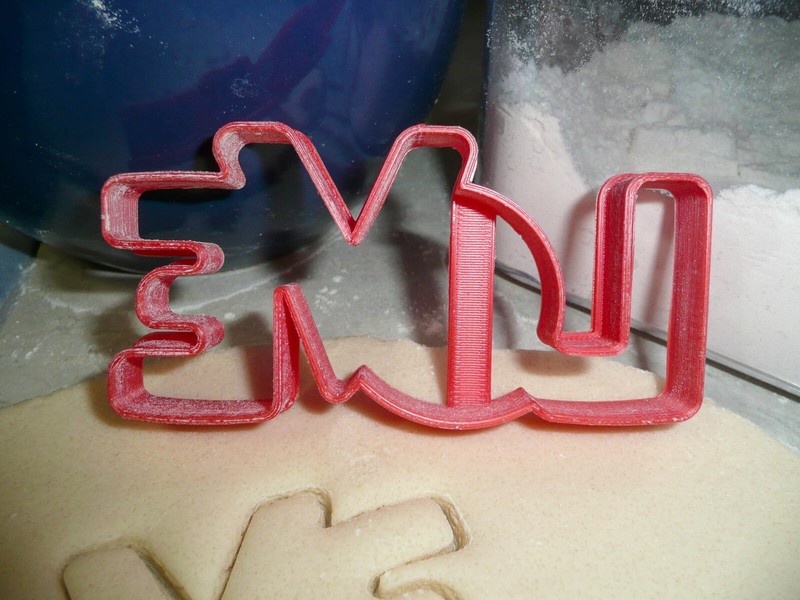LOVE WORD BLOCK LETTERS OUTLINE VALENTINES WEDDING COOKIE CUTTER USA PR3323 gallery