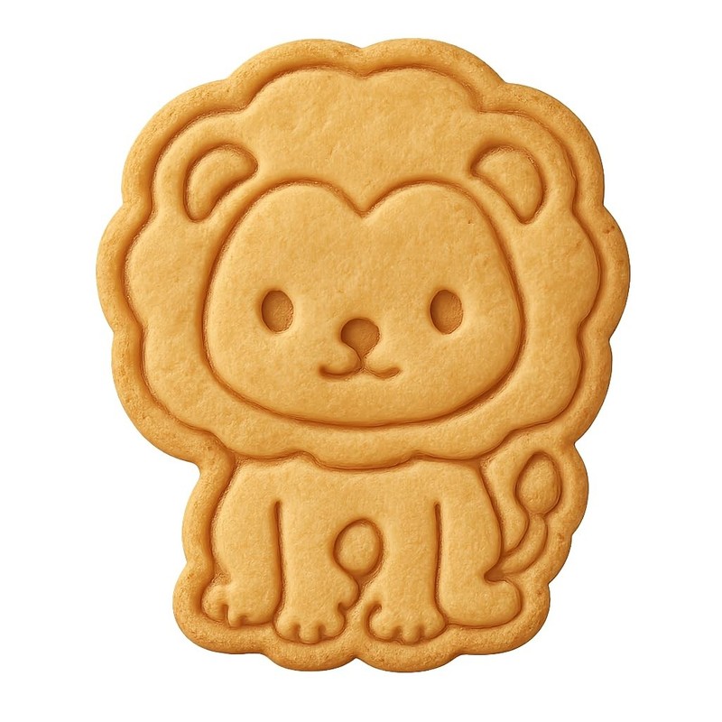 Leaping Lion Leo Cookie Cutter & Stamp, Fondant & Clay – 3.4×4″ Premium Design