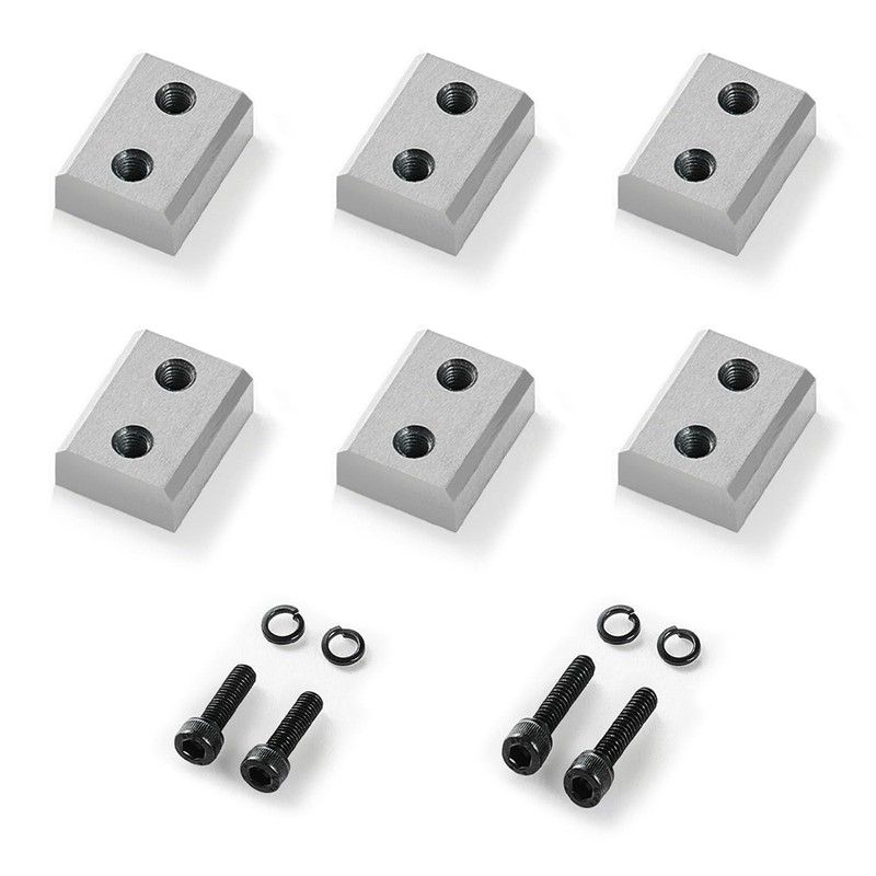 Vevor Rebar Cutter Replacement Jaw Blades 6 Pcs – Double-Sided Cr12Mov