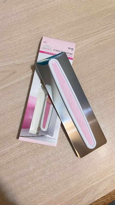 Icing Steel Smoother Cake Decorating Tool Icing Scraper Cake Scraper