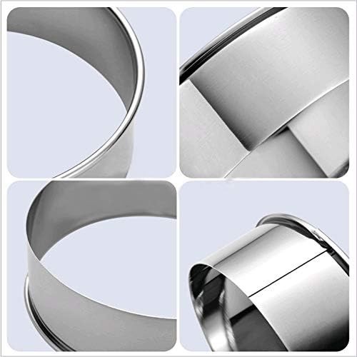 Elegant 3-Piece Round Edge Cookie Cutters - Ideal for Baking and Cooking gallery