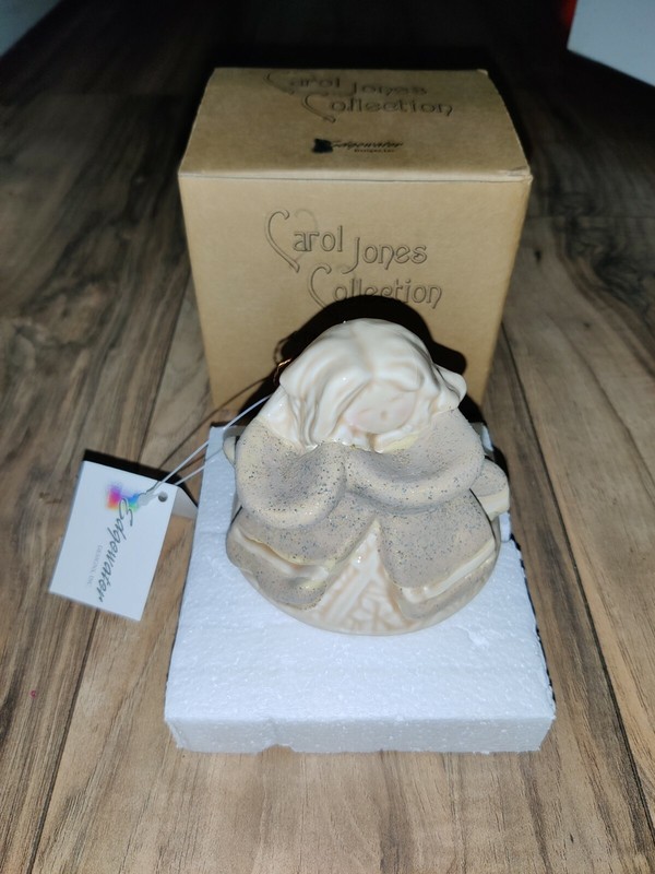 Carol Jones Collection Edgewater Gifts From The Heart Large Angel Bell – Cute