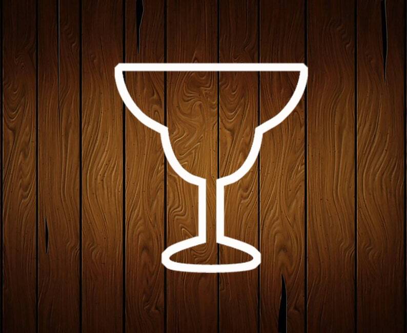 Margarita Glass Cookie Cutter – 3D Printed Food Safe PLA Plastic