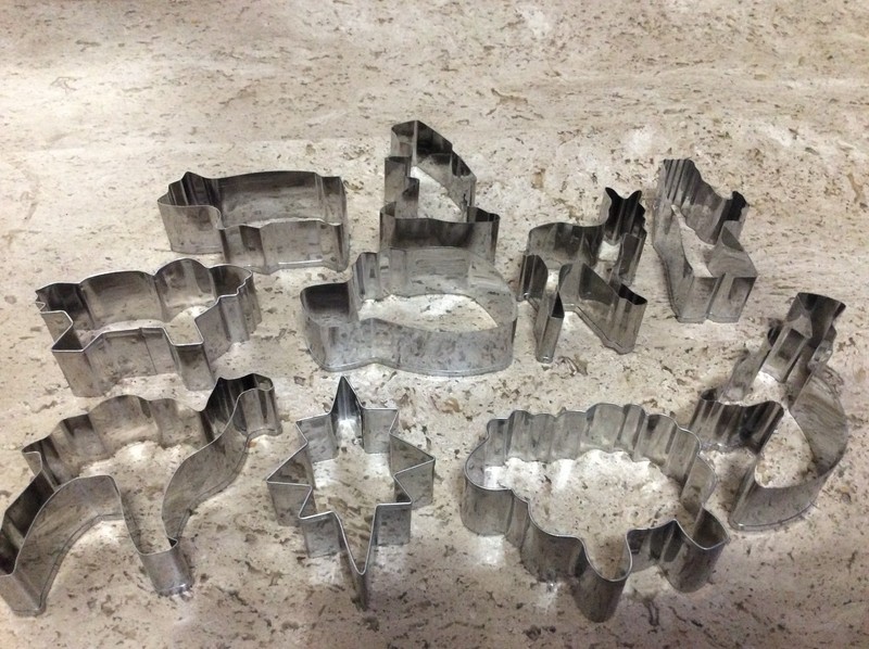 Nativity Scene Cookie Cutter 10 pc Religious Christmas Joseph Mary Angel Animals