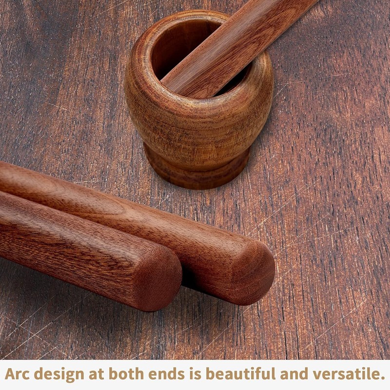 17.7'' Solid Wood French Rolling Pin - Essential for Baking Delights gallery