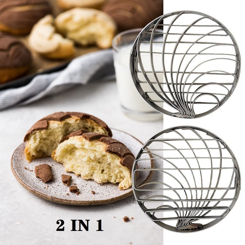 Concha Cutter Mexican Bread Mold Made Of Stainless Steel 4.1 Inch Concha Stam... gallery