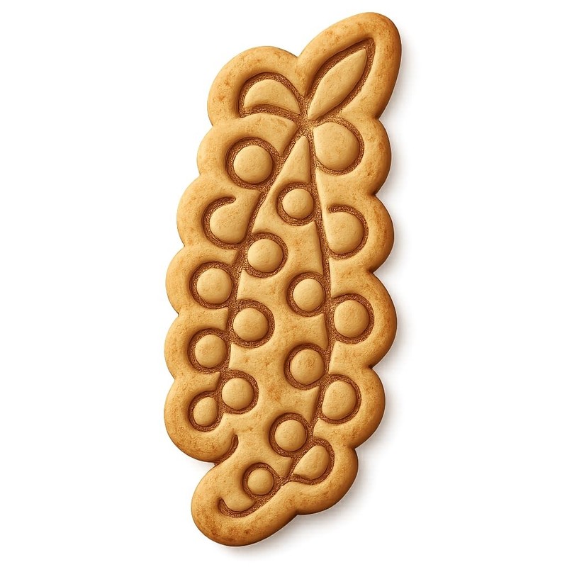 String of Pearls Cookie Cutter & Stamp, Fondant & Clay – 4×1.8