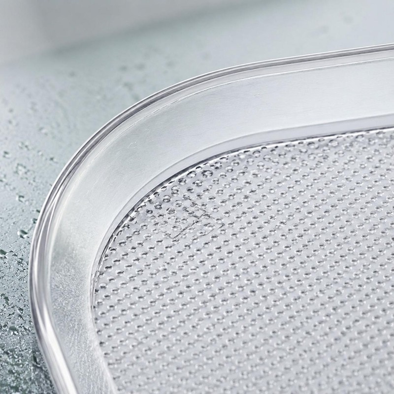 360 Degree Rotating Fridge Tray Easy Reach Refrigerator Rotating Tray Food Safe gallery
