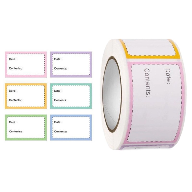 250Pcs Storage Sticker Date Labels 50x30mm Freezer Label for Labelling gallery