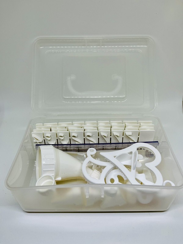 Cake Decorating Kit Icing Nozzles, Cutters, Fondant Gum Paste Letters Numbers