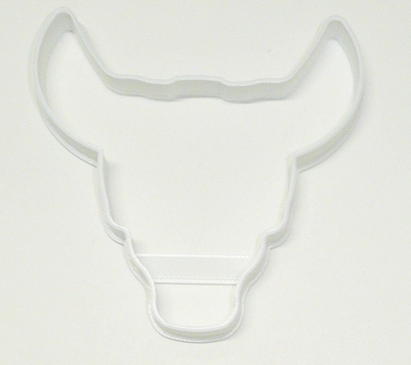 COW SKULL OUTLINE TATTOO SYMBOL PROTECTION COURAGE COOKIE CUTTER USA PR3389
