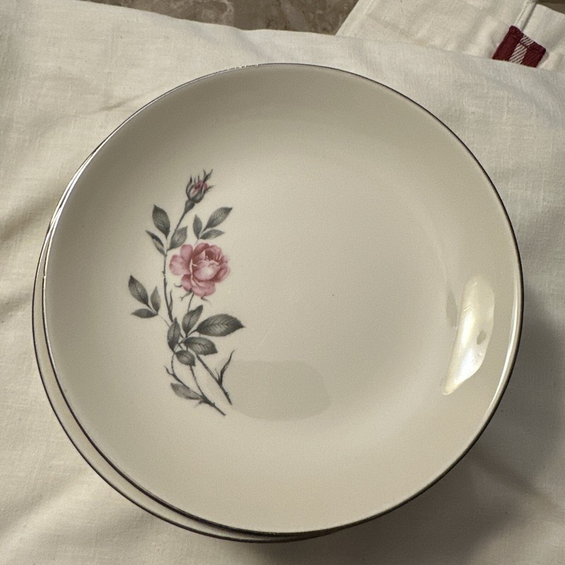 6” Shabby Cake Plate, Tea party Set Of 8 gallery