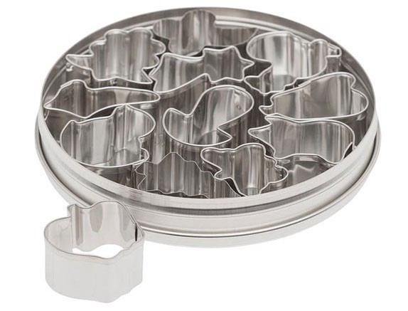 Ateco 4850 12-Piece Stainless Steel Country Cutter Set