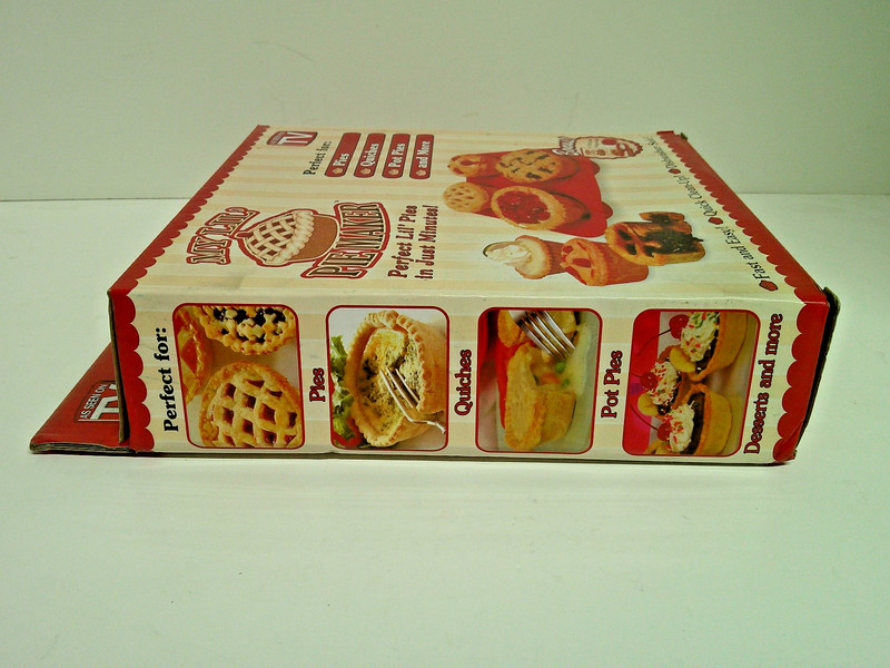 My Lil’ Pie Maker As Seen On TV Quiches Desserts Pies w Bonus 2 Pie Cutters NEW gallery