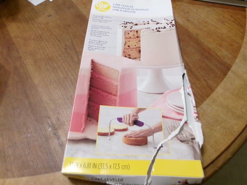 Wilton Adjustable ~ Cake Layer Leveling Tool 10 Inch Torte Slicer NEW open box