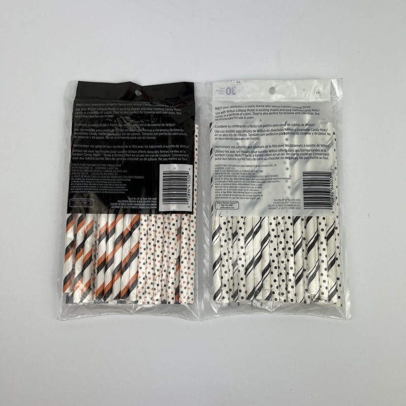 2 Bags Wilton Discontinued Halloween 6” Lollipop Sticks gallery