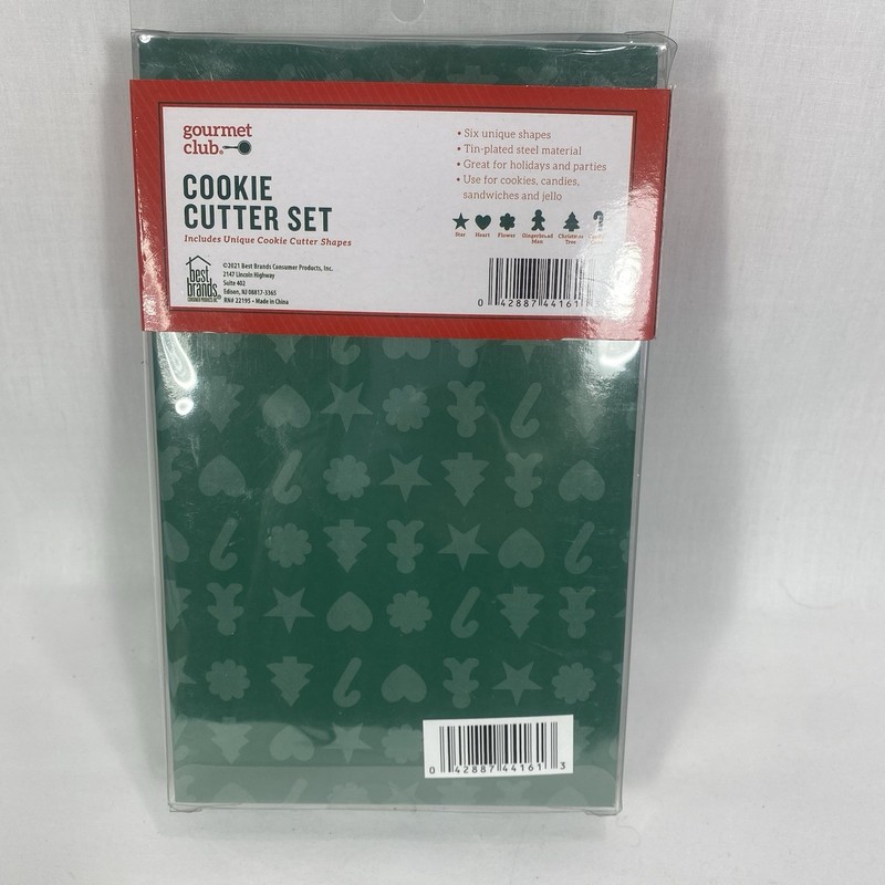 Holiday Cookie Cutters 6 Pack Gourmet Club Holiday Shapes Christmas gallery