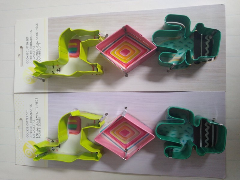 Lot of 2 Metal Cookie Cutter Set 3/Pkg Cactus Party 070896078117 gallery