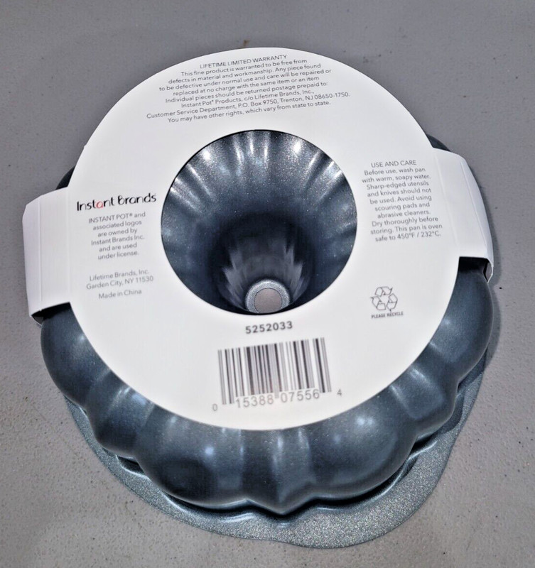 New 7 Inch Fluted Instant Pot Cake Pan 6 & QT Compatible Non Stick gallery