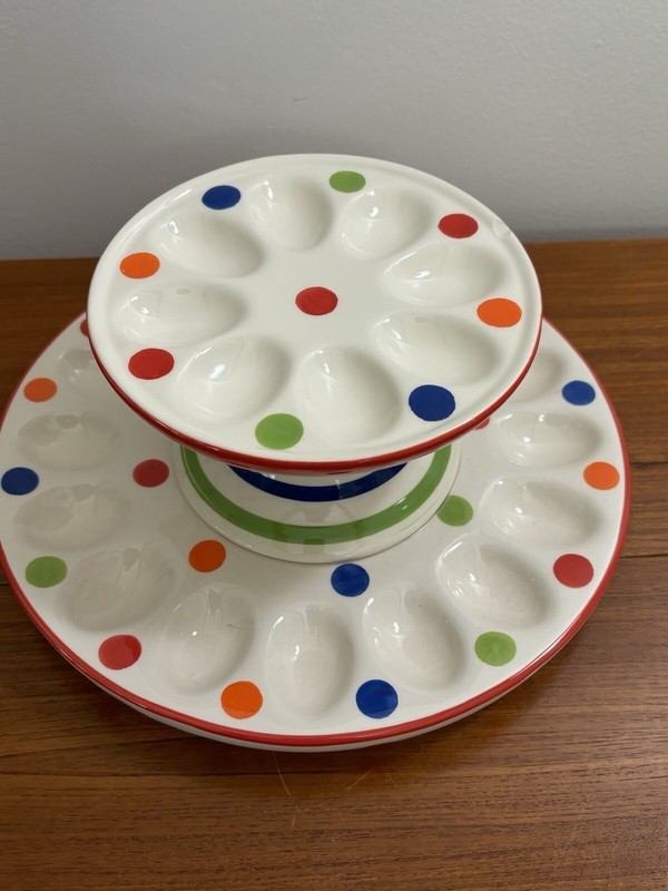 Reversible Decorative Cake Egg Plate gallery