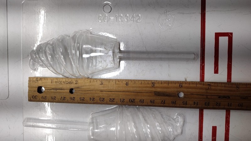 Ice Cream Cone Popsicle Dessert Chocolate Candy Mold, (3 pc) Lollipop gallery
