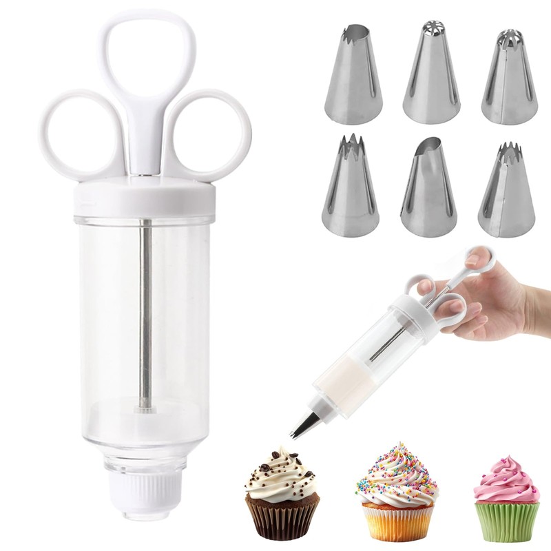 Cake Decorating Set, Cupcake Icing Piping Kit, Frosting Piping Injector Kit w…